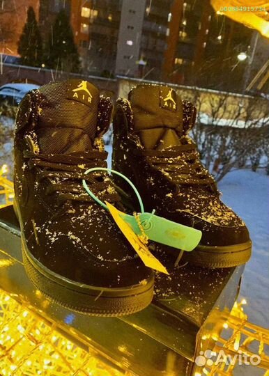 Кроссовки Nike Air Jordan тёплые (Арт.26780)