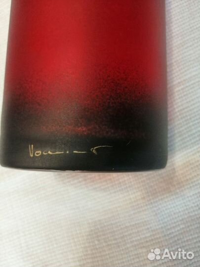 Ваза для цветов цветное стекло чехия