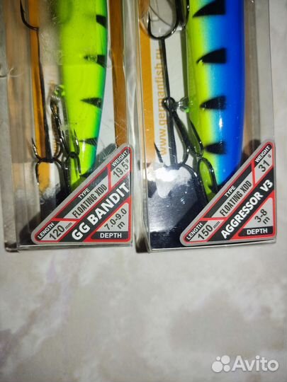 Воблер German Aggressor v3, gg Bandit