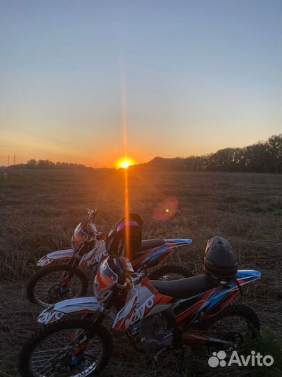 Прогулка на мотоцикле эндуро или питбайке