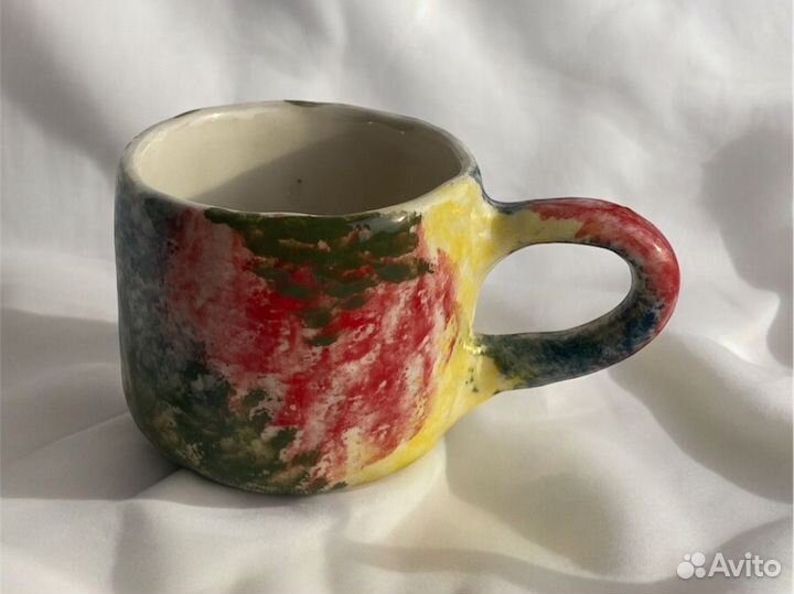 Кружка керамическая ручной работы