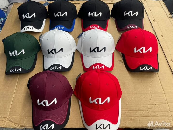 Кепка бейсболка с логотипом KIA,Hynbai,Toyota