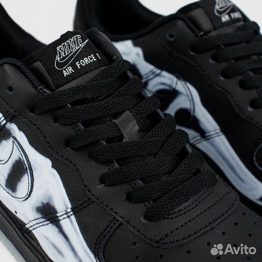 Кроссовки Nike Air Force 1 Low Skeleton Black (арт. 25109)