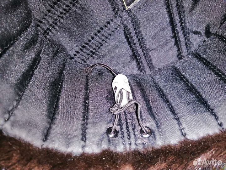 Норковая шапка мужская ушанка