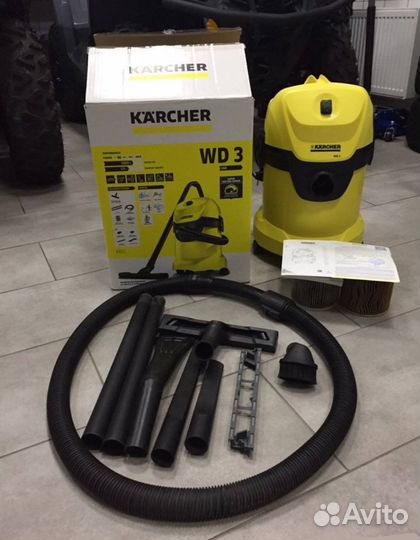 Строительный пылесос Karcher WD