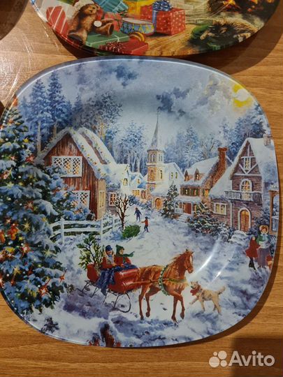 Тарелки новогодние