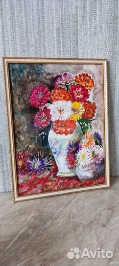 Картина акварелью гуашь