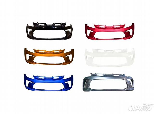 Бампер передний Киа Рио Kia Rio 4 2017 все цвета