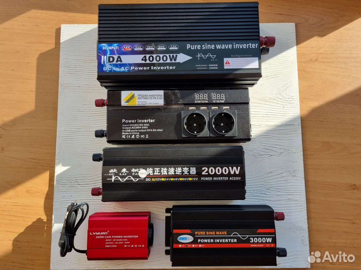 Чистый синус 2000 W, видео работы, 12/24 в 220 вт