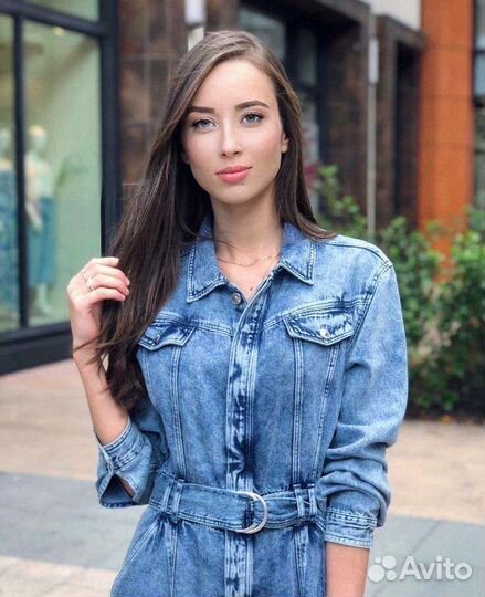 Комбинезон женский джинс коттон HM