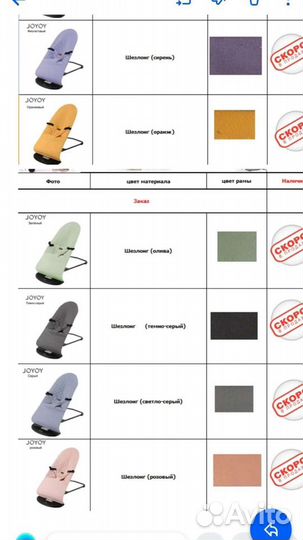 Шезлонг детский