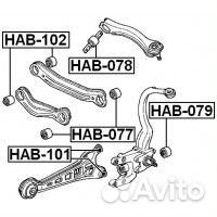 Сайленблок заднего верхнего рычага (honda accord C