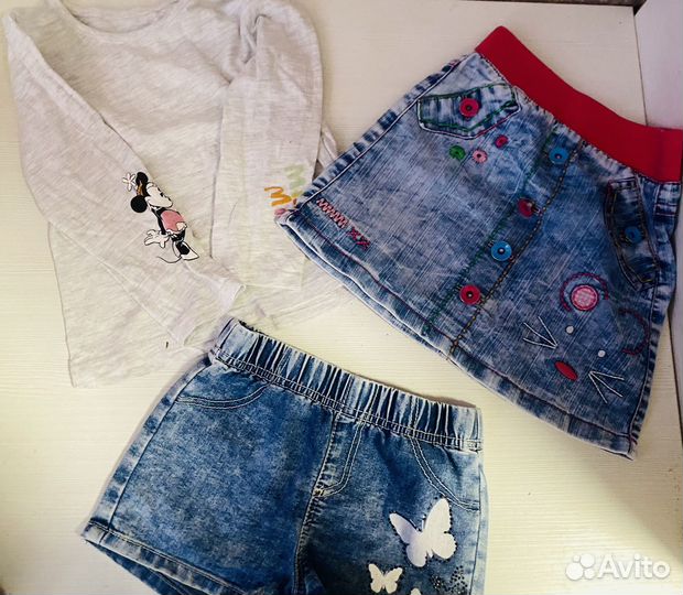 Одежда пакетом для девочки 92 98 для сада