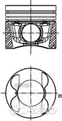 Поршень dm8301x20x20x20 +4565 4-6 цил Цена за 1 шт