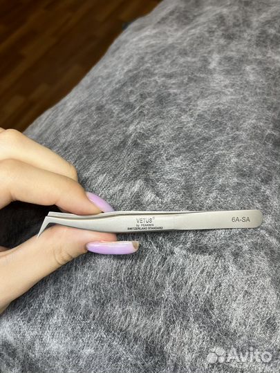 Пинцет для наращивания ресниц