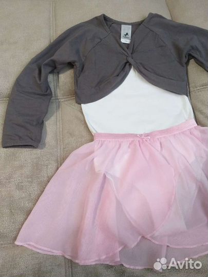 Боди юбка для танцев и гимнастики на девочку