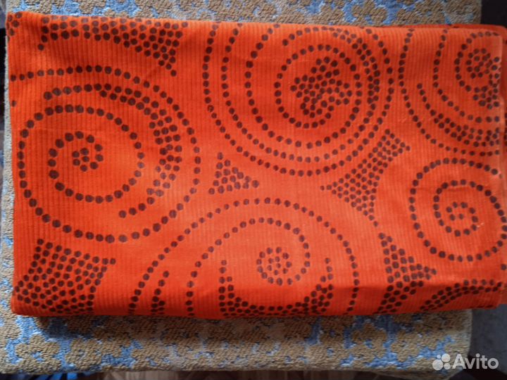 Отрез ткани вельвет СССР