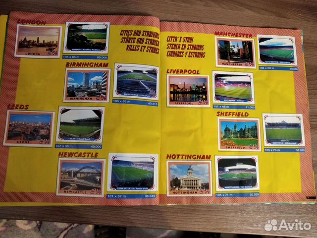 Журнал заполненный Евро 1996 Панини объявление продам