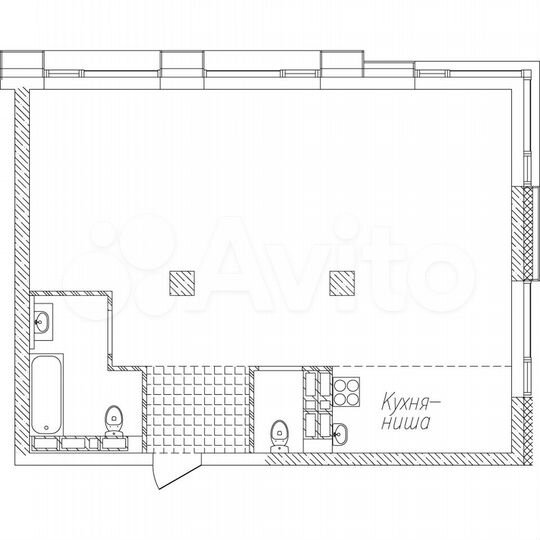 1-к. квартира, 71,5 м², 8/26 эт.