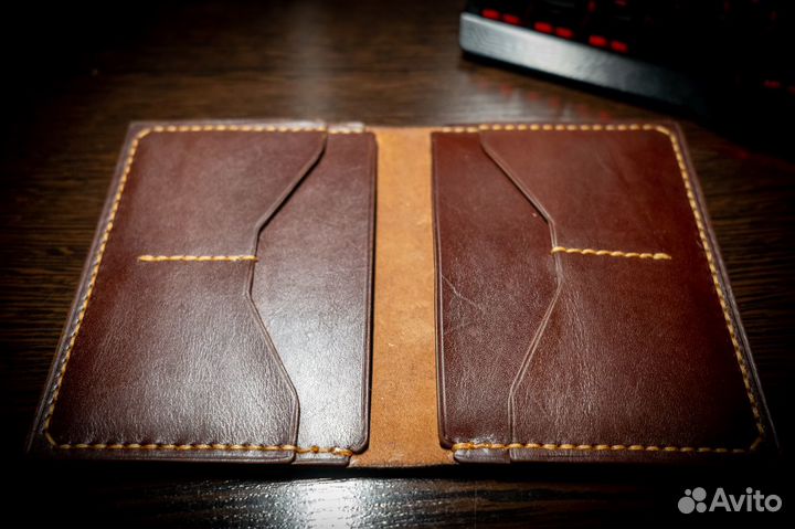 Обложка на паспорт из натуральной кожи