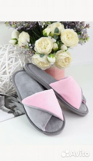 Тапочки женские Emotion Day Розовая дымка, р.38-39