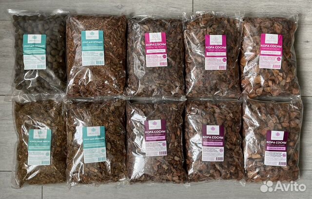 Субстраты для орхидей Орхимания, сосновая кора