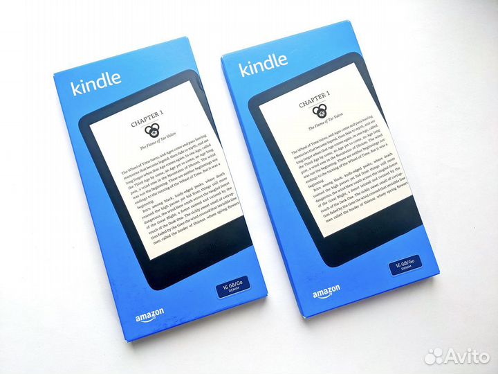 Новая Kindle 2022 16GB синяя оригинал + чехол