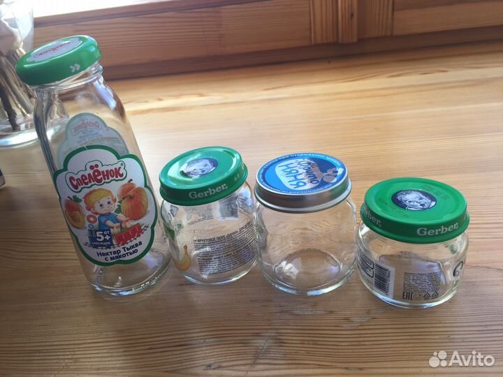 Баночки из под детского питания