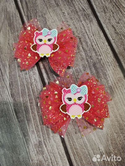 Бантики ручной работы, заколки, повязки