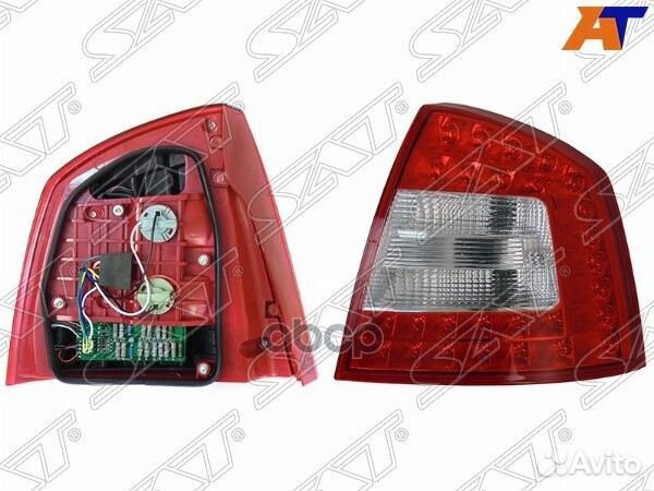 Фонарь задний skoda octavia 08-13 RH 4D диод. S