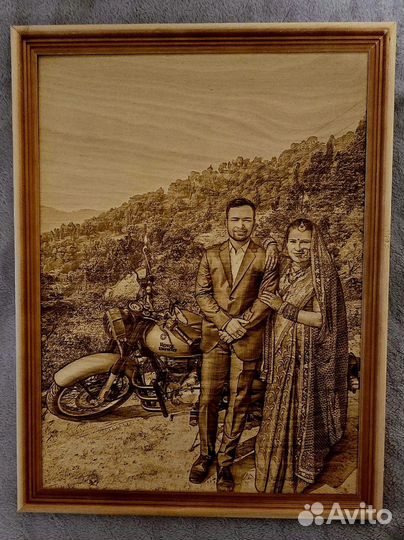 Картина из выжигания