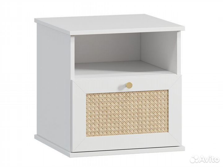 Тумба прикроватная Алвис-2 White
