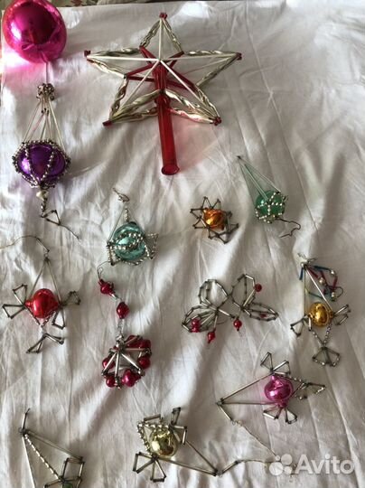 Елочные украшения СССР