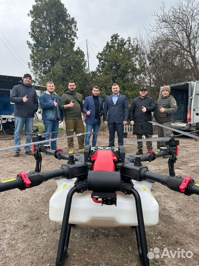 Обработка полей дронами. Агродроны XAG P100 PRO