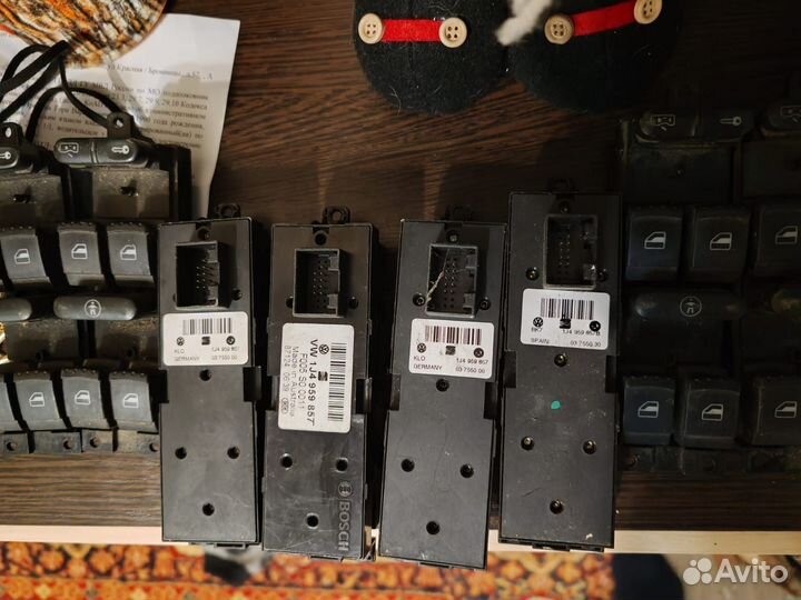 Блок управления стеклоподъемниками VW Passat B5