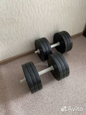 Гантели по 32 кг (новые)