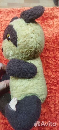 Игрушка СССР плюшевый мишка