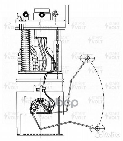 Модуль топливного насоса для а/м Mitsubishi Colt