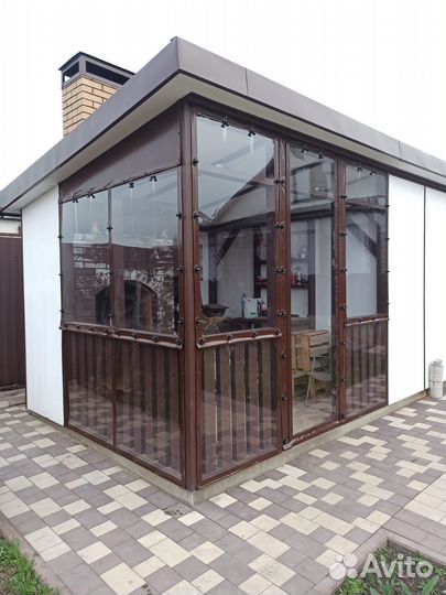 Мягкие окна пвх для беседки/веранды/террасы