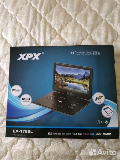Портативный DVD-плеер XPX EA-1769L 17
