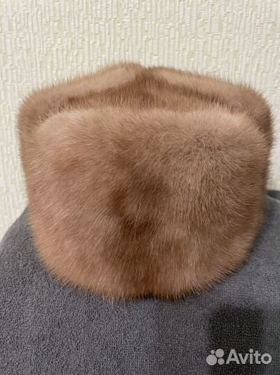 Шапка-ушанка(обманка) норковая