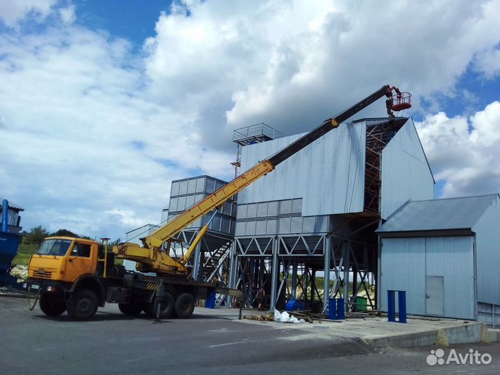 Аренда и услуги автокрана, 25 т, 21 м, с гуськом 9 м