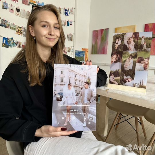 Витраж с фото / Подарок