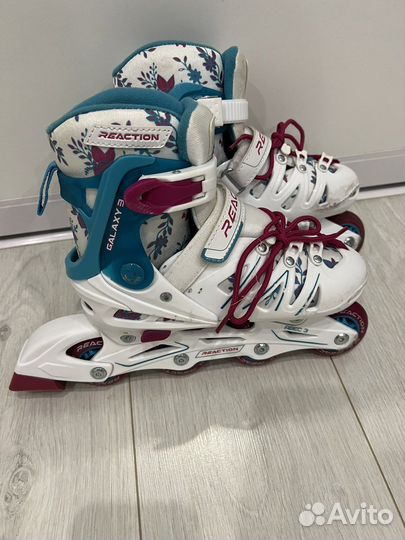 Роликовые коньки детские 32-35 reaction