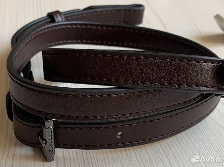 Ремень для сумки из натуральной кожи