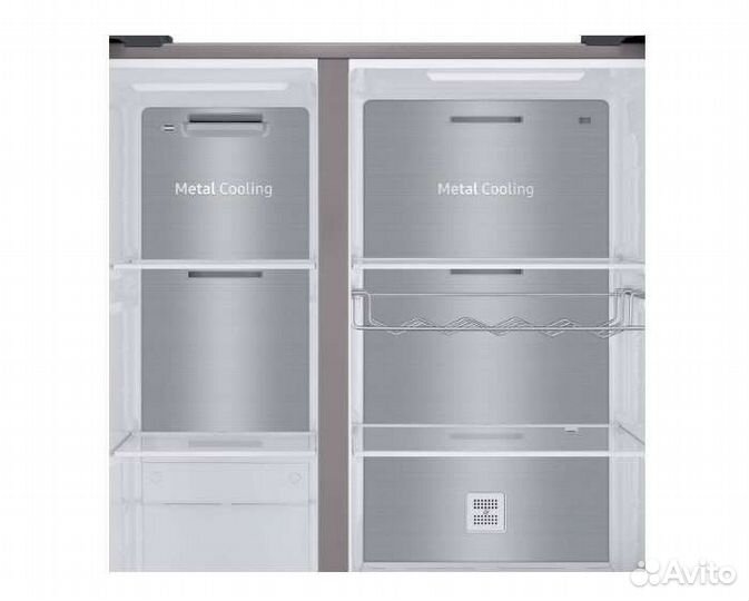 Холодильник (Side-by-Side) Samsung RS63R5571SL