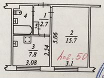 1-к. квартира, 30,5 м², 6/8 эт.