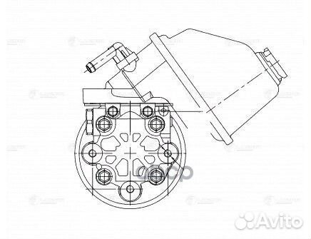 Насос гур для а/м Chevrolet Captiva (11) /Opel