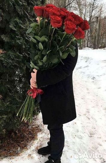 Цветы розы букеты 25 31 35 51 101 251 Доставка