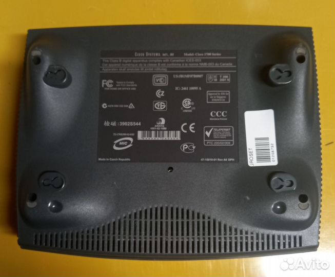 Маршрутизатор cisco 1721